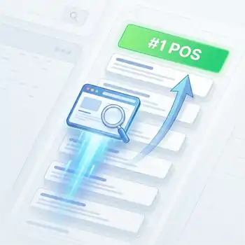 Visualization of a website climbing rankings